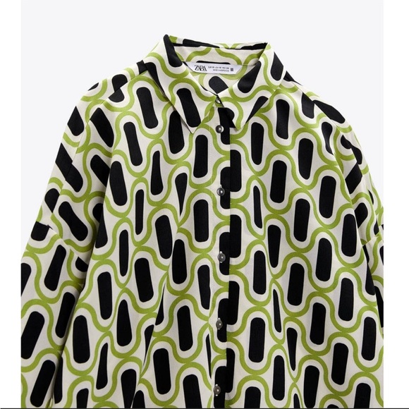 Coord set - geometric print pant& blouse - Picture 9 of 11